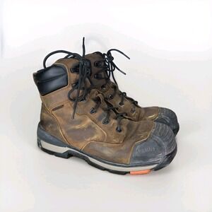 Brunt The Perkins 6" Waterproof Composite Toe work boot Sz 10.5 Men Brown